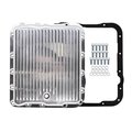 Cfr Performance CFR Performance HZ-8493-KIT-3-POL Aluminum Transmission Pan Kit Deep Finned - Polished for Chevy & Gm 700R4-4L60E-4L65E HZ-8493-KIT-3-POL